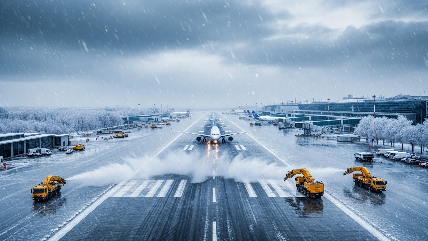 Découvrez comment les pluies verglaçantes paralysent aéroports, trains et routes en Autriche, République tchèque, Hongrie et Slovaquie ce janvier 2026. Impacts, dangers et conseils pour affronter le verglas.