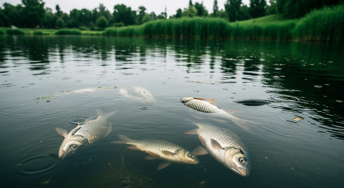 Découvrez pourquoi des dizaines de poissons ont péri dans le parc de Géresme à Crépy-en-Valois. Entre fortes pluies, historique de pollutions et défis écologiques urbains, que se passe-t-il vraiment ?