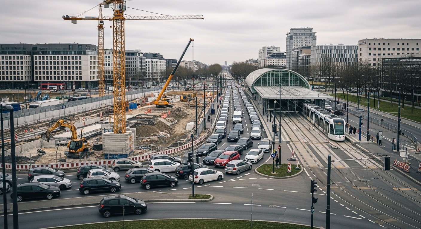 À Poissy, les chantiers massifs autour du Tram 13, RER E et carrefour Pigozzi font souffrir la circulation aujourd'hui, mais promettent de fluidifier durablement le trafic de transit. Patience ou calvaire ? Décryptage complet.