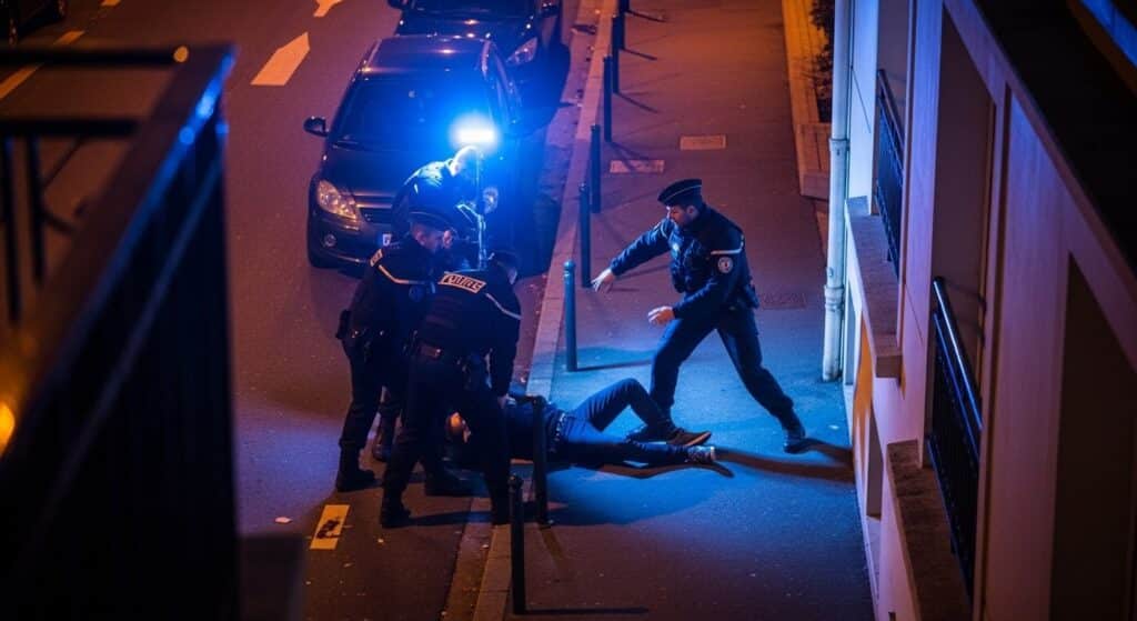 Polémique à Argenteuil : Vidéo d&rsquo;un Policier Frappe un Homme au Sol