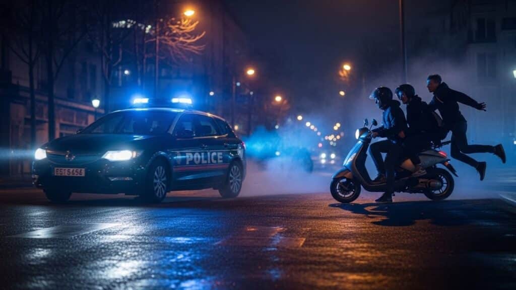 Policier Jugé pour Violences sur Mineurs à Scooter