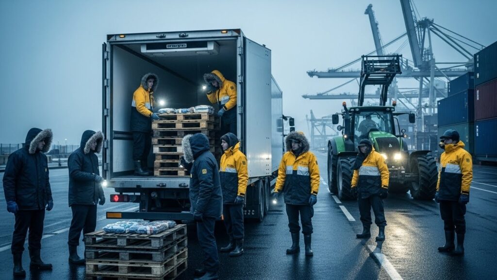 Port du Havre : Agriculteurs Contrôlent Camions Mercosur