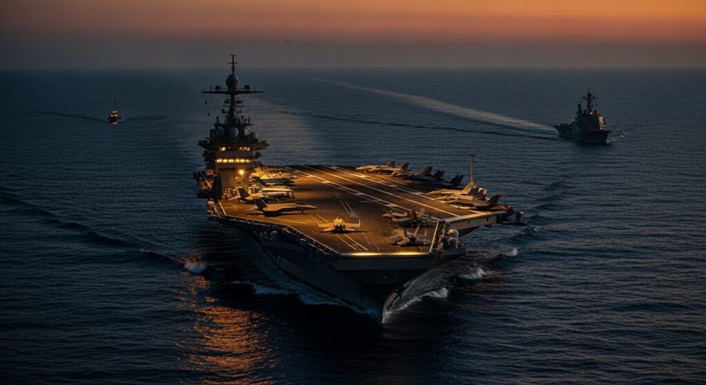Porte-Avions Abraham Lincoln : La Puissante Armada US Face à l’Iran