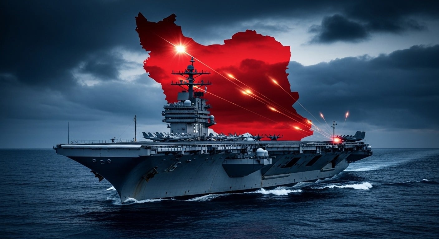 Tension extrême au Moyen-Orient : le porte-avions Abraham Lincoln arrive dans le Golfe, l'Iran promet riposte à toute intervention américaine. Répression sanglante et risques d'escalade décryptés.