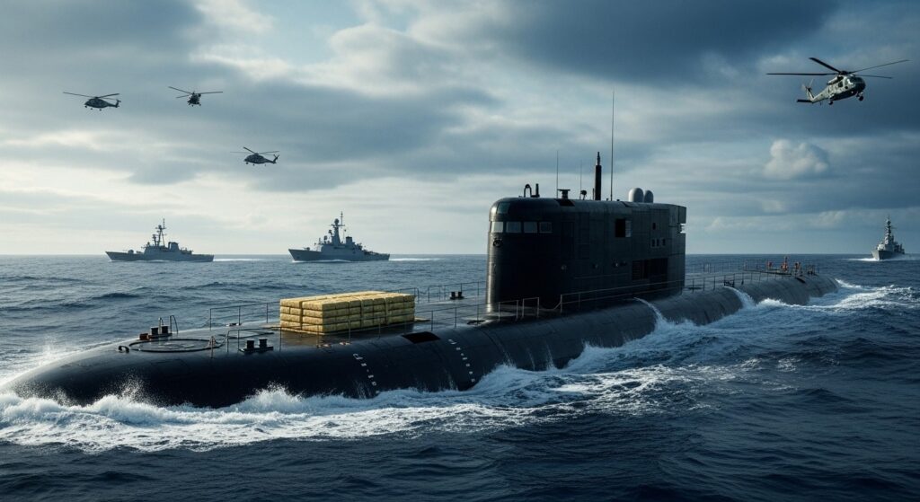 Portugal : Record de 9 Tonnes de Cocaïne Saisies sur un Narco-Sous-Marin