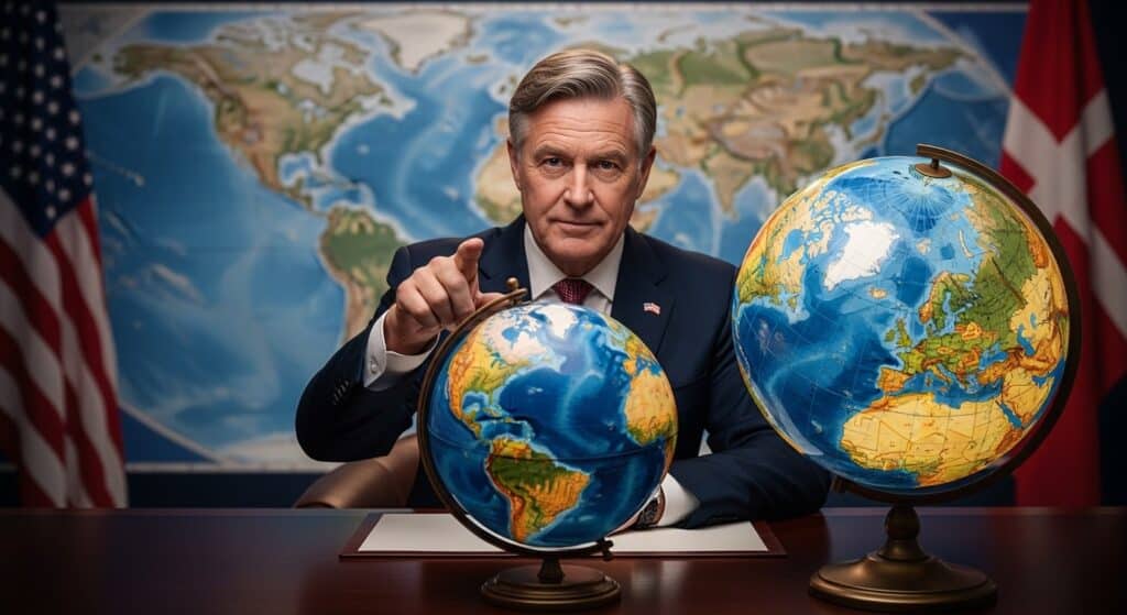 Premier Ministre Tchèque Moqué Pour Son Globe et le Groenland