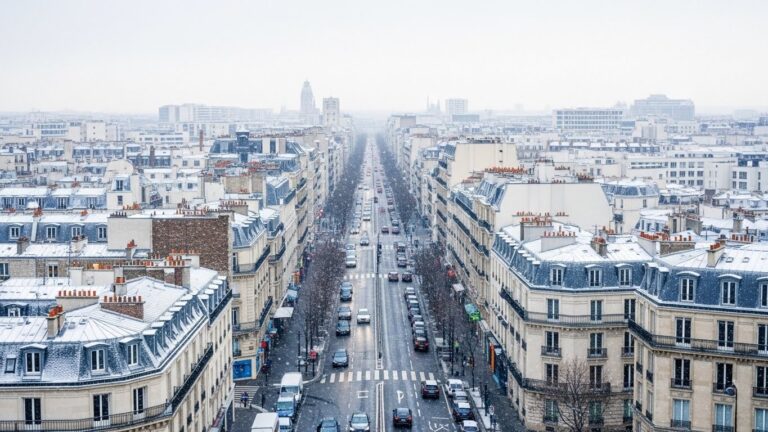Premiers Flocons 2026 en Île-de-France : Neige et Verglas