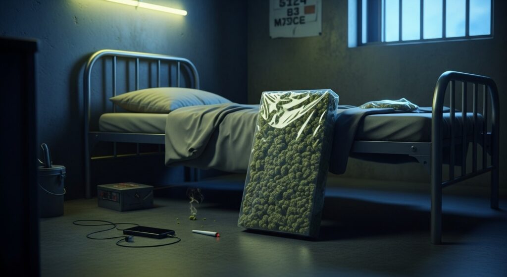 Prison de Nanterre : 1,4 kg de cannabis saisis dans une cellule