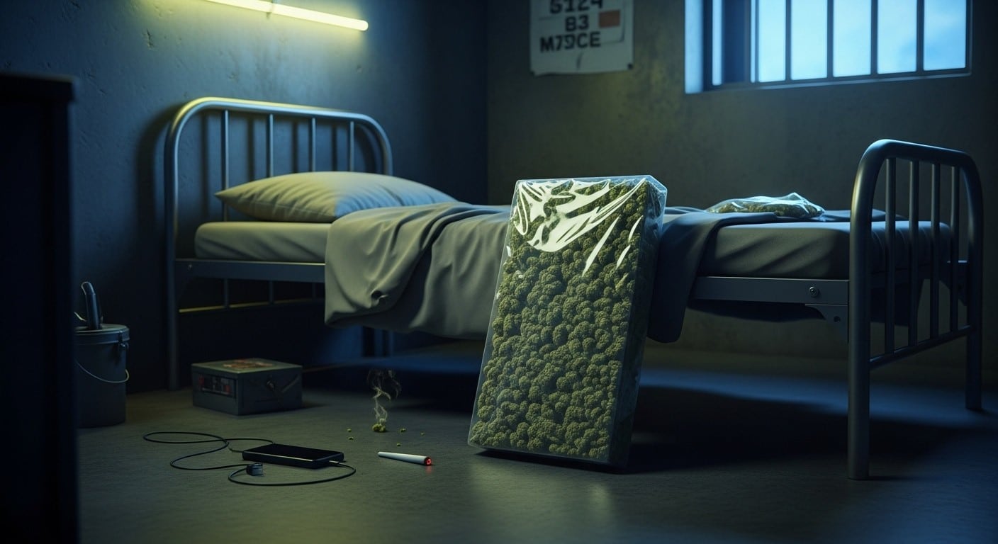 Découvrez comment 1,4 kg de résine de cannabis ont été trouvés dans la cellule d'un détenu à Nanterre. Trafic en prison, fouilles massives et défis du système carcéral expliqués en détail.