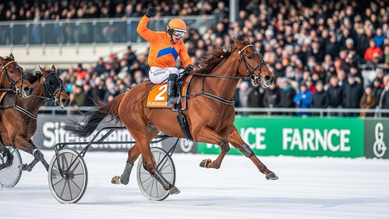 Découvrez comment Iguski Sautonne a triomphé dans le Prix de Cornulier 2026, offrant un nouveau sacre à la famille Abrivard au trot monté. Une course épique et émouvante !