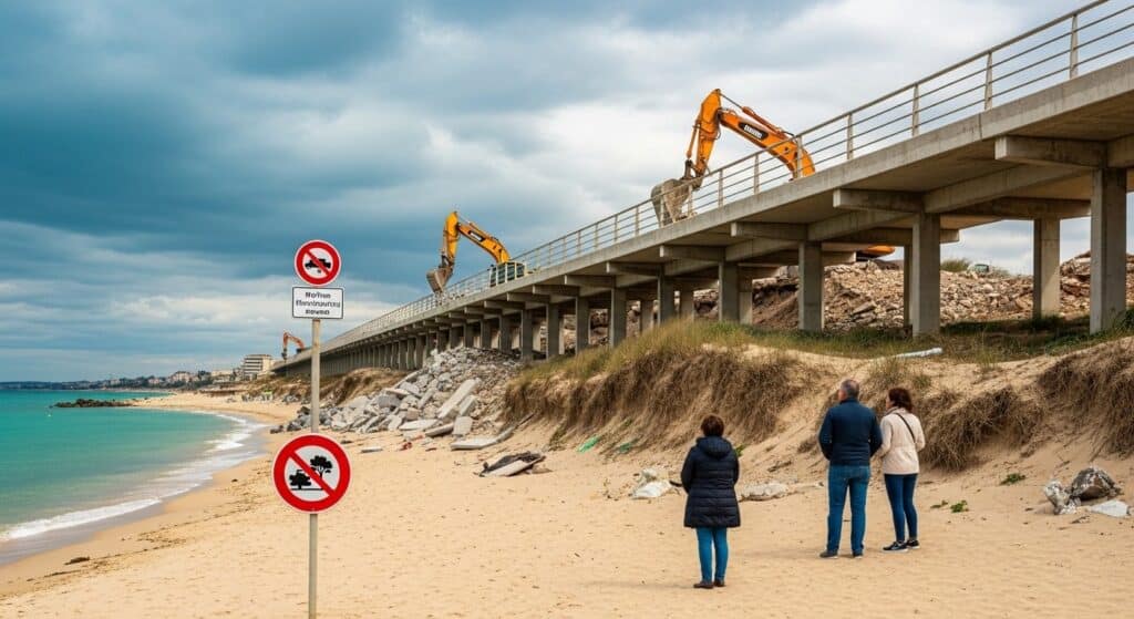 Promenoir de Vias Plage : 8 Millions Gaspi, Destruction Ordonnée