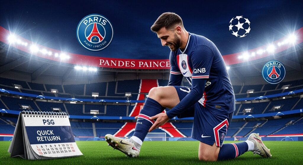 PSG : Kvaratskhelia Rassure, Retour Rapide Après Blessure