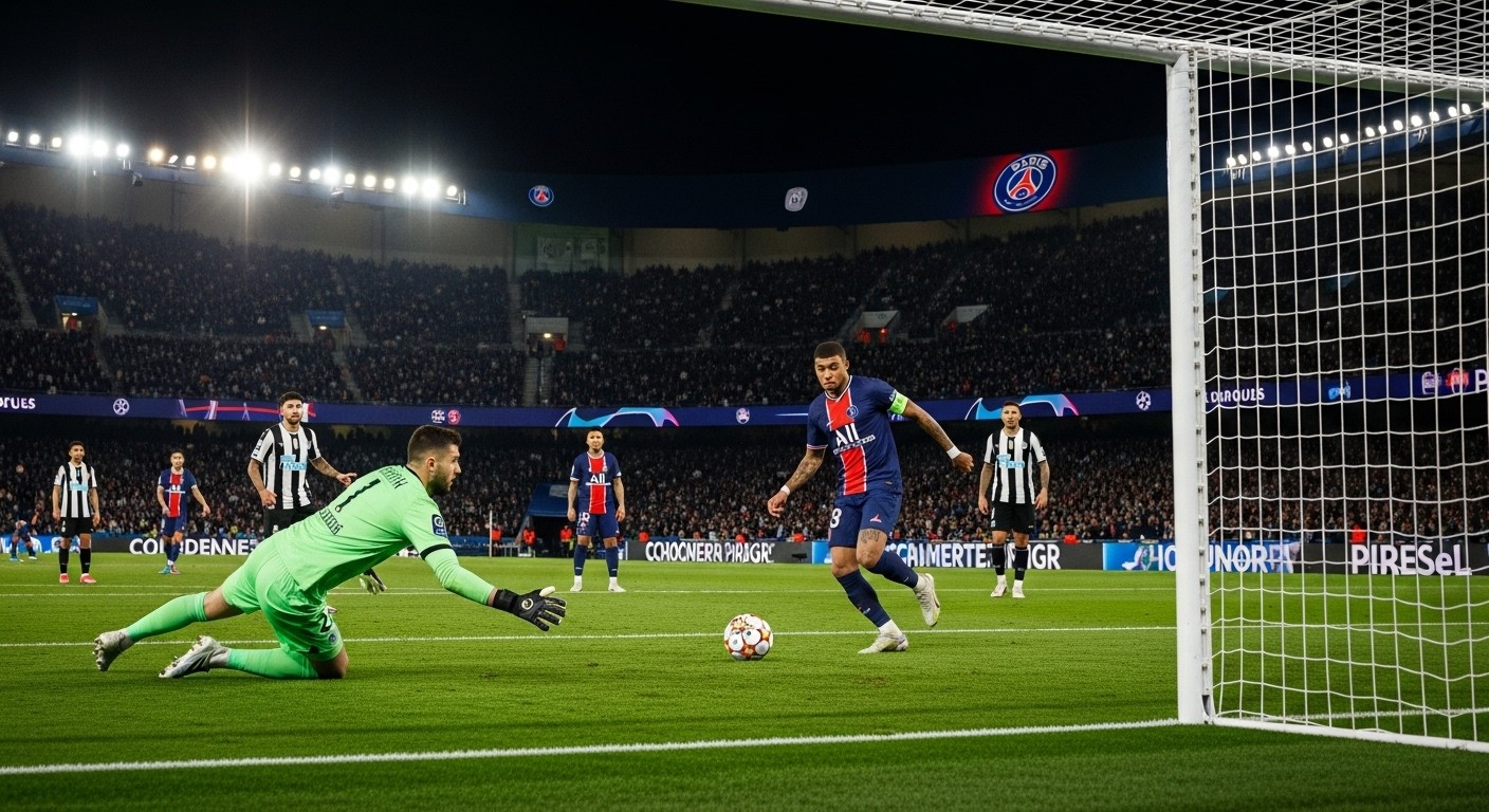 Découvrez les notes détaillées des joueurs du PSG après le nul 1-1 contre Newcastle en Ligue des champions, avec Vitinha brillant et Doué discret. Barrages en vue !
