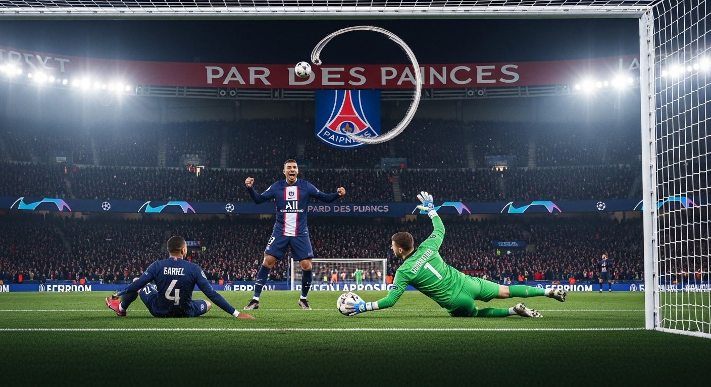 Découvrez le début fou du match PSG-Newcastle en Ligue des champions : penalty manqué par Dembélé, but splendide de Vitinha et enjeux barrages.