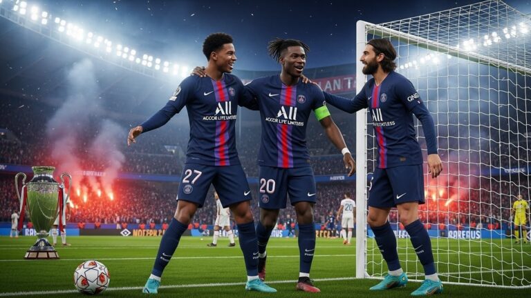 PSG-OM : Composition Probable avec Doué, Dembélé et Kvaratskhelia