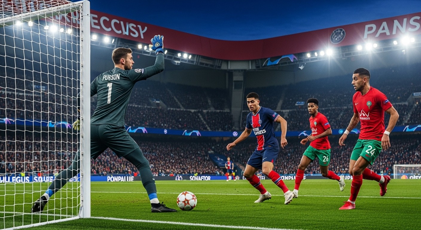 Découvrez la composition officielle du PSG face à Newcastle avec Safonov titulaire, le retour explosif d'Hakimi et Barcola en pointe. Un match décisif pour éviter les barrages !