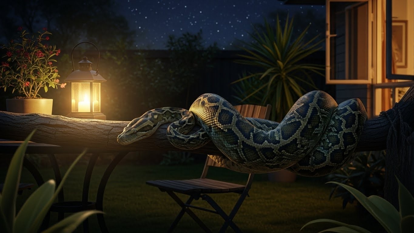 Découvrez l'histoire incroyable d'une Australienne qui s'est réveillée avec un python de 2,5 mètres sur elle à Brisbane. Calme olympien, sang-froid et anecdote surprenante dans cet incident insolite !