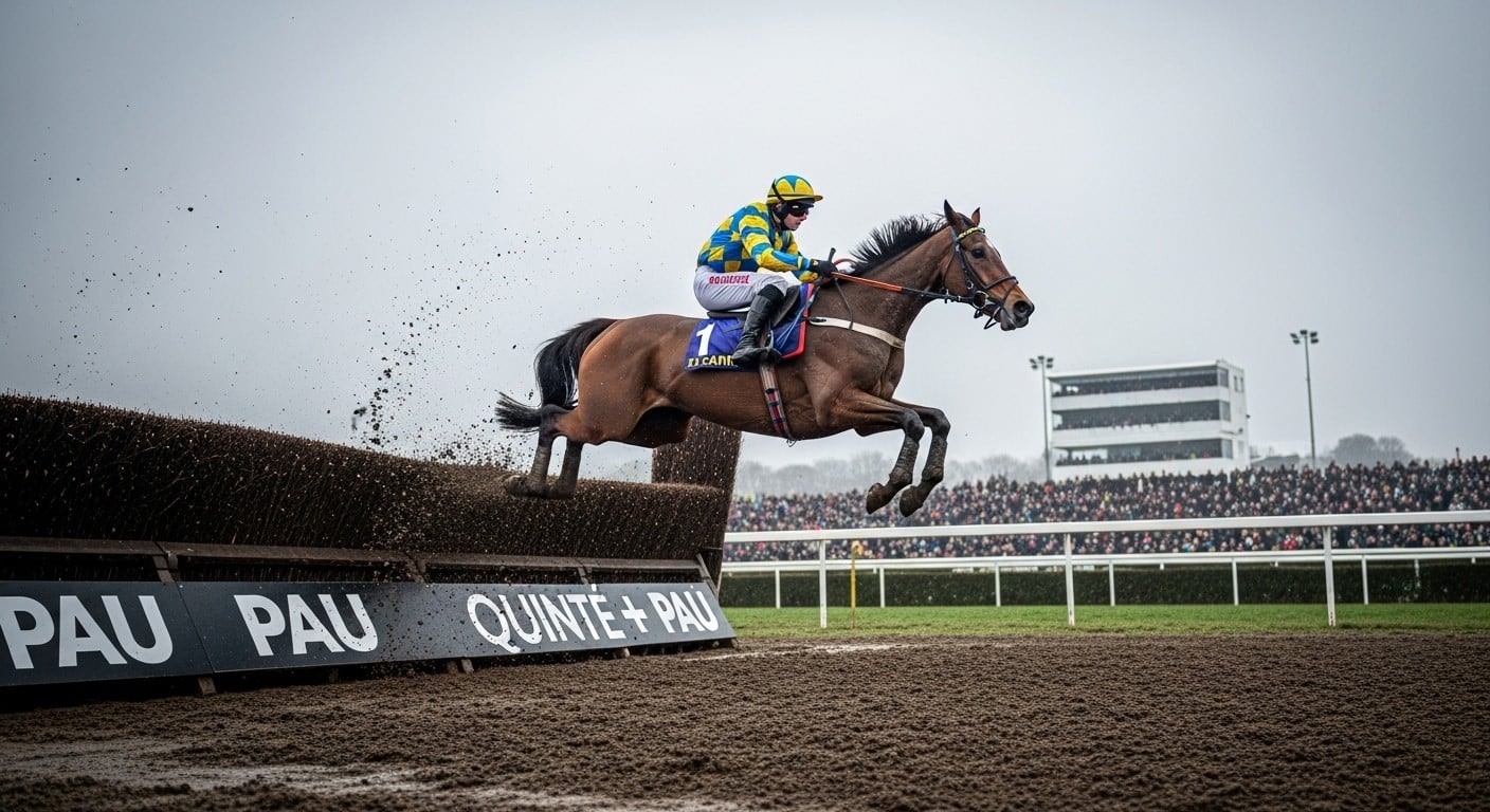 Découvrez comment Jaguar du Large a dominé le Quinté+ du 20 janvier à Pau sur terrain lourd, terrassant l'opposition dans le Prix Annie Hutton. Une victoire inattendue et spectaculaire !