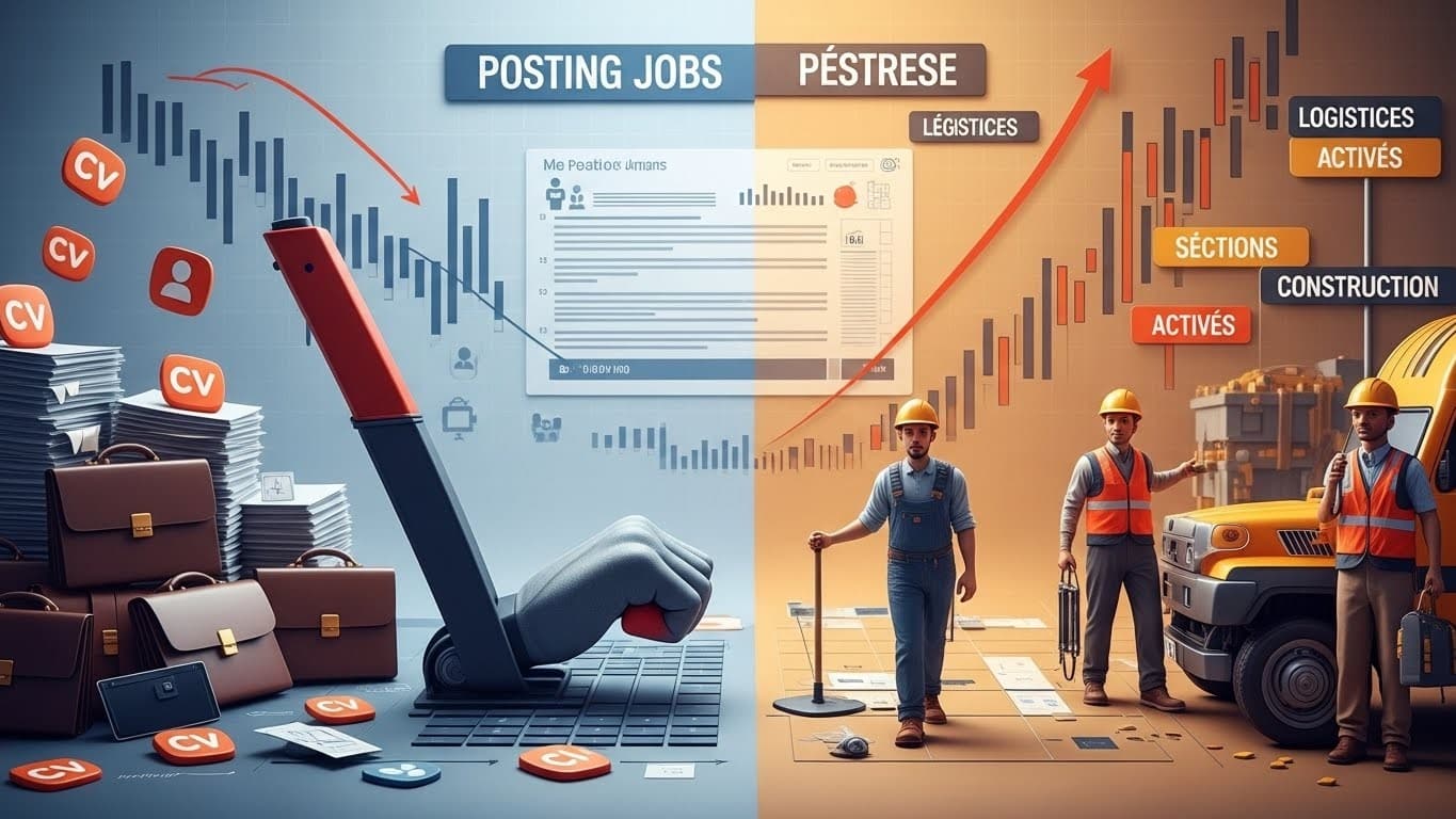 Découvrez pourquoi les offres d'emploi chutent en France depuis 2025, les secteurs qui résistent et les stratégies pour s'en sortir en 2026. Un signal d'alerte à ne pas ignorer !