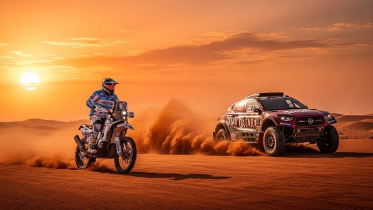 Rallye Dakar 2026 : Al-Attiyah à 6, Moto à 2 Secondes