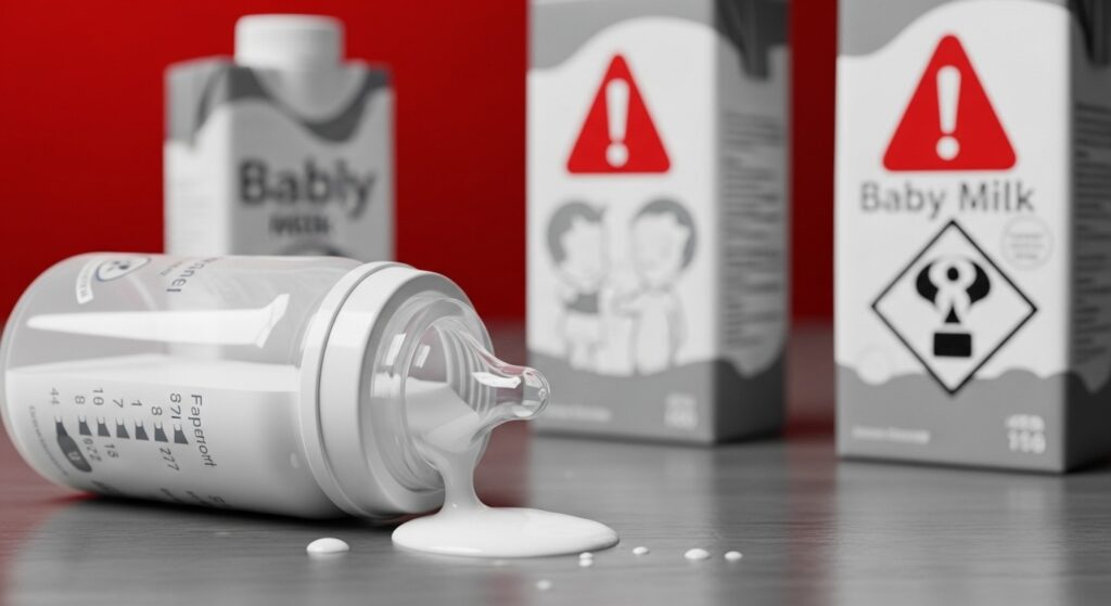 Rappel Lait Infantile Picot : Risque Toxine dans 18 Pays