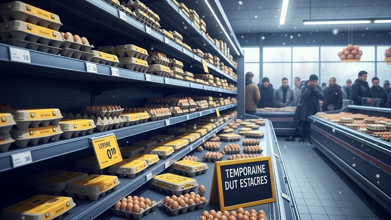 Pourquoi les rayons d'œufs sont vides dans les supermarchés ? Intempéries, fêtes et hausse de la demande expliquent cette tension. Découvrez les vraies raisons et quand ça va s'améliorer.