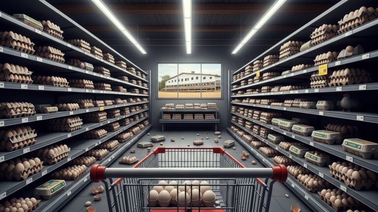 Rayons d&rsquo;Œufs Vides : Pourquoi la France Manque de Poulaillers