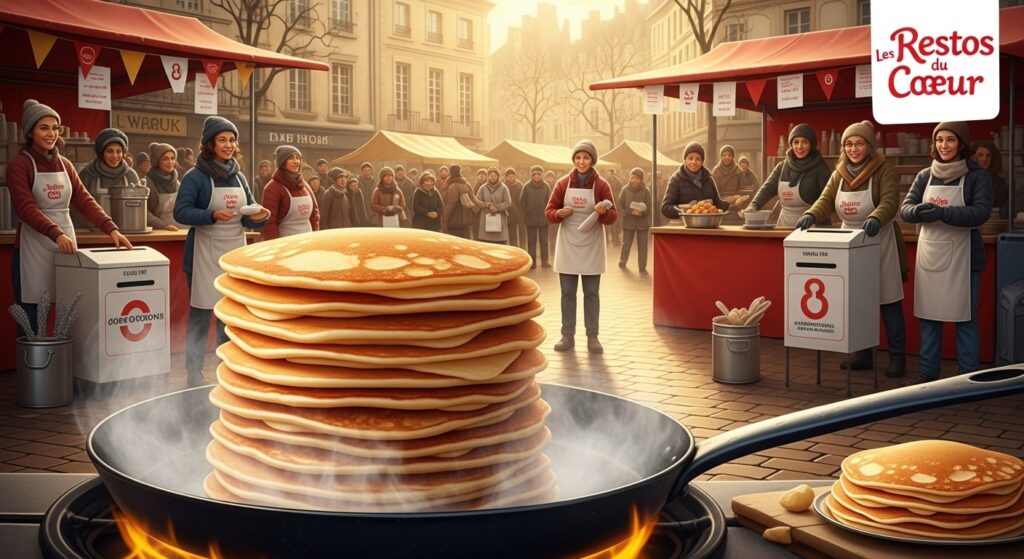 Record de Crêpes à Orléans : Une Poêle pour la Solidarité