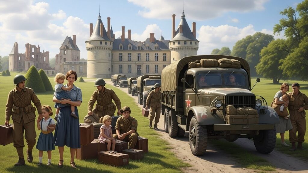 Refuge au Château d&rsquo;Amblie : Caen Rasé en 1944