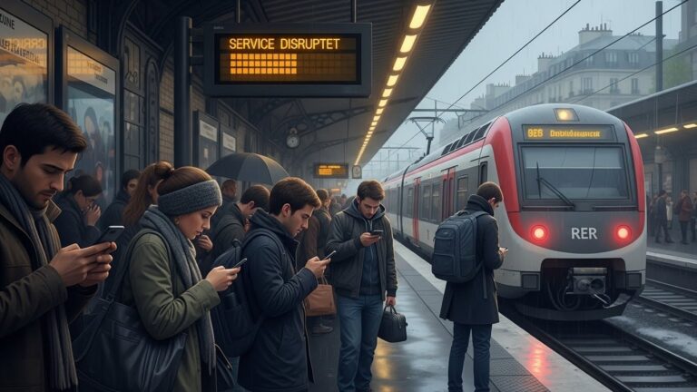 RER A Interrompu : Accident Grave Cause Chaos Matinal