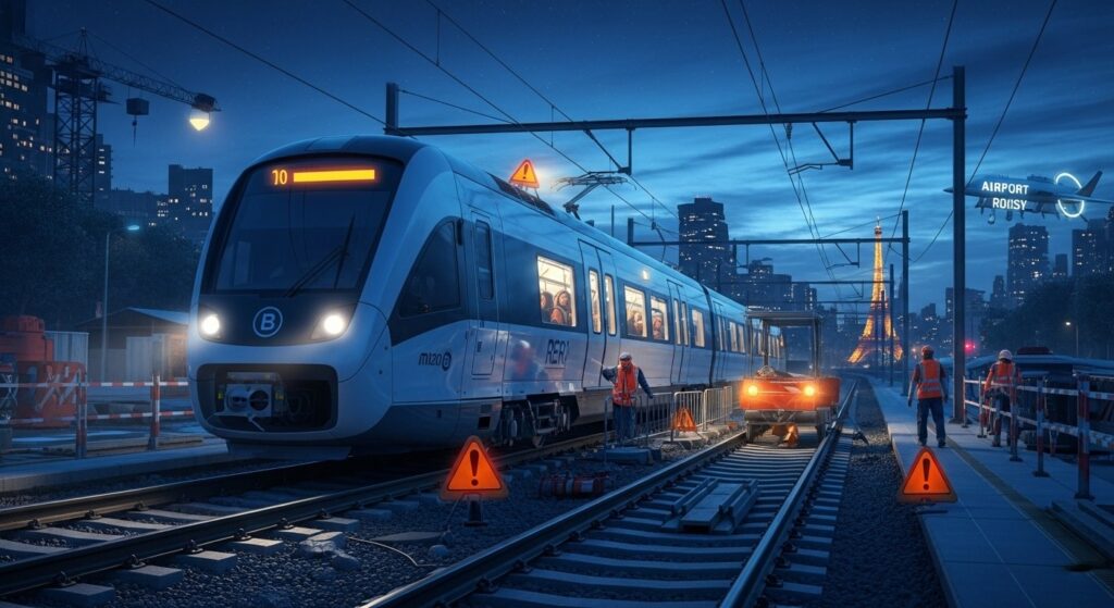 RER B : Travaux Nocturnes et Fermetures 2026 Expliqués