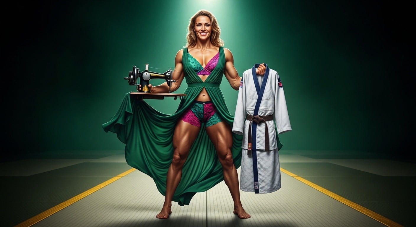 Découvrez le parcours inspirant de Romane Dicko, judoka médaillée olympique qui assume son gabarit hors normes et défend l'inclusivité en mode et lingerie.