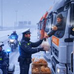 Routiers Bloqués par Neige : Solidarité Boulangerie Gendarmes