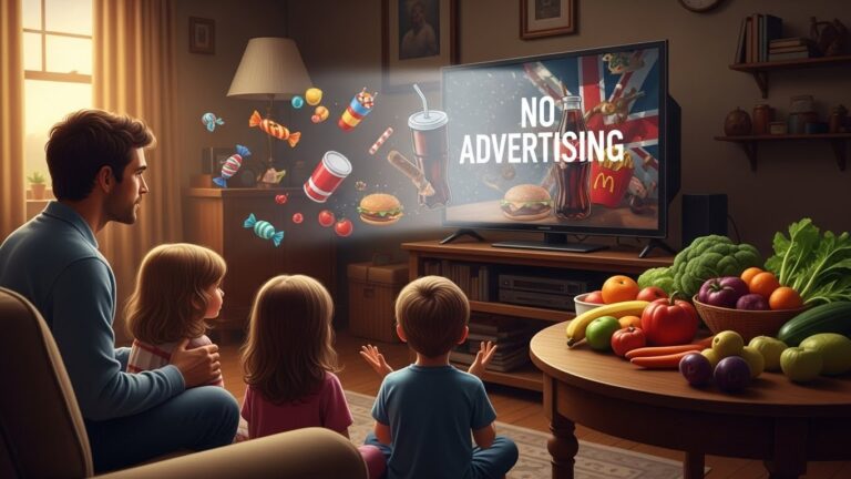 Royaume-Uni Interdit Pub Aliments Malsains Enfants