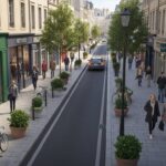 Rue Commerçante Réaménagée : Trop de Voitures Encore ?