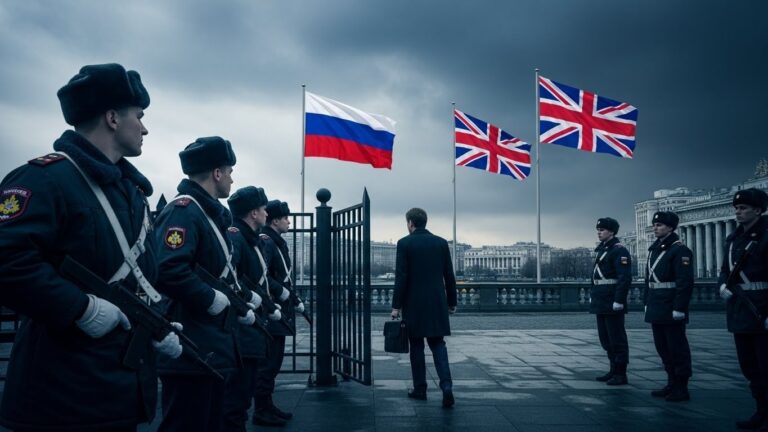 Russie Expulse Diplomate Britannique Accusé d&rsquo;Espionnage