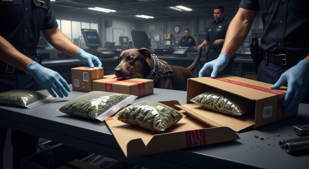 Saisie de Cannabis par Colis dans l&rsquo;Oise : Les Douanes Frappent Fort