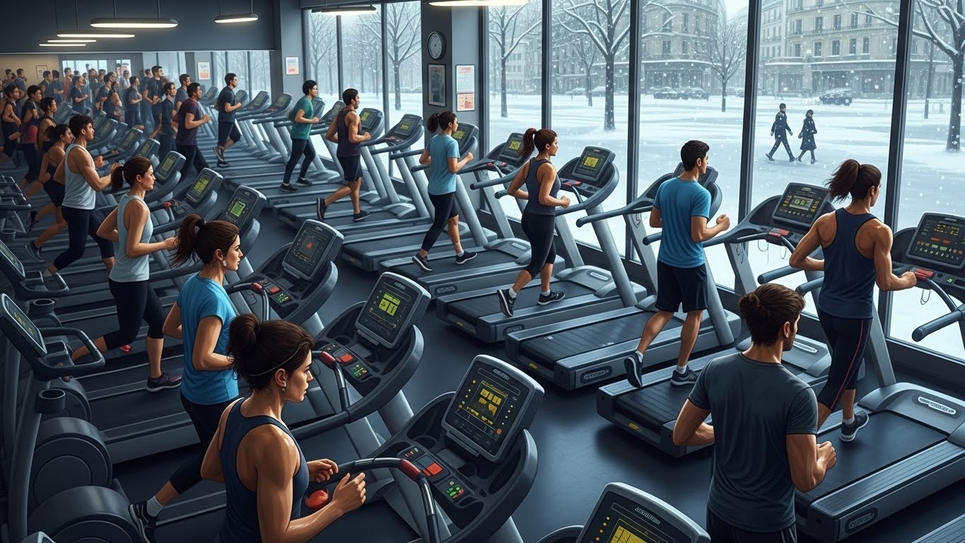 Découvrez pourquoi les salles de sport sont prises d'assaut en ce début janvier 2026. Neige, verglas et bonnes résolutions transforment les tapis de course en terrain disputé. Une tendance qui ne surprend personne ?