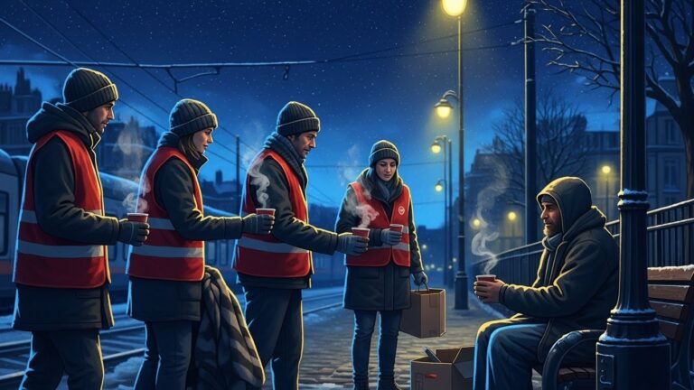 SDF Face au Froid à Melun : La Solidarité en Action