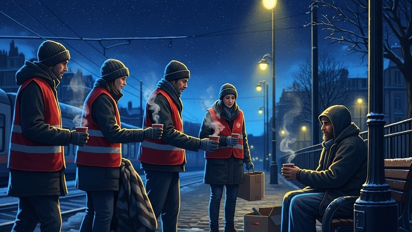 Découvrez comment les associations viennent en aide aux sans-abri lors des vagues de froid à Melun. Maraudes renforcées, boissons chaudes et hébergements : un reportage touchant sur la réalité de la rue en hiver.