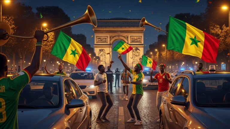 Sénégal CAN 2025 : Fête Interdite sur les Champs-Élysées