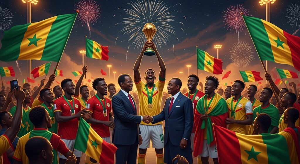 Sénégal Champion d&rsquo;Afrique : Retour Triomphal des Héros à Dakar