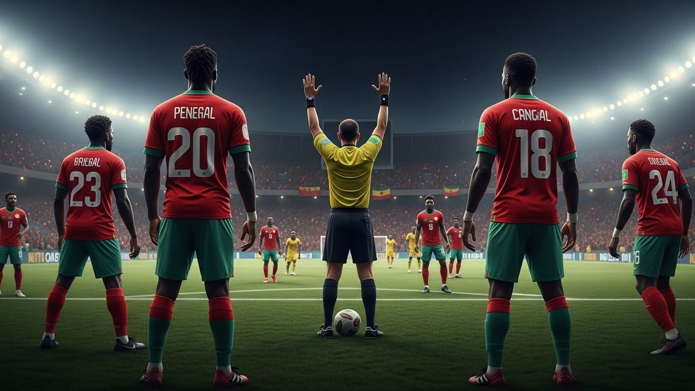 Découvrez les risques encourus par les joueurs sénégalais après avoir quitté le terrain en finale de la CAN 2025 face au Maroc pour protester contre l'arbitrage. Sanctions CAF, FIFA et conséquences à venir.