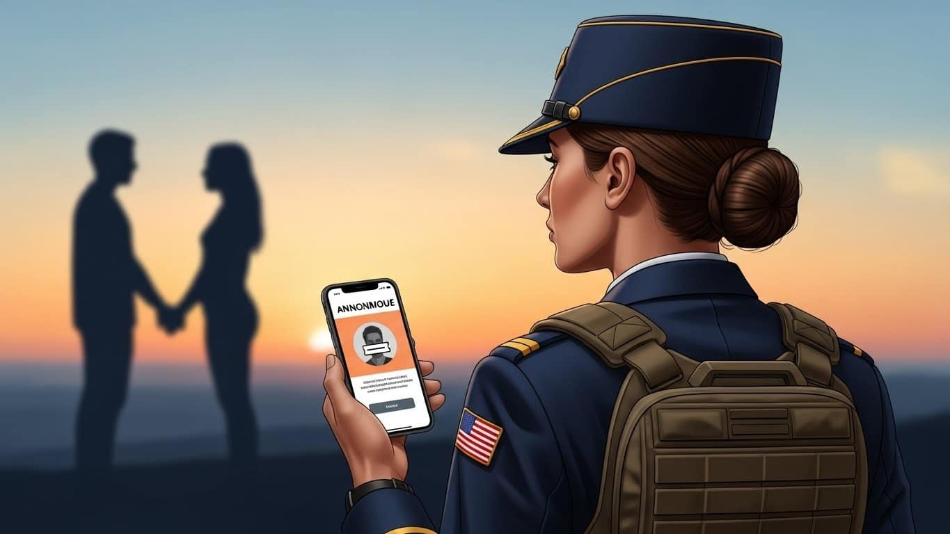 Découvrez comment une plateforme anonyme révolutionne la vie amoureuse des femmes militaires et policières avec compatibilité pro et sincérité. Une ouverture attendue !