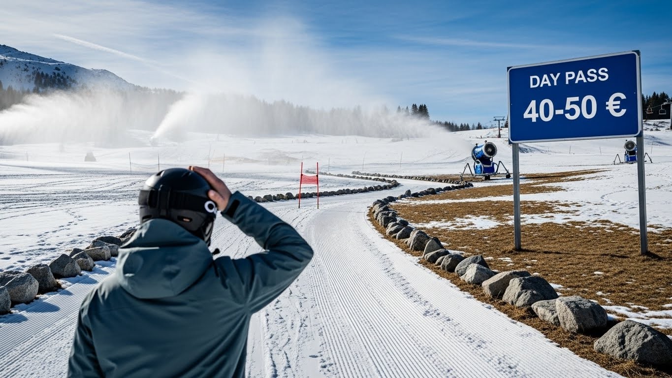 Découvrez pourquoi le ski coûte toujours aussi cher en 2026 malgré le manque criant de neige. Forfaits élevés, domaines réduits : les vacanciers grincent des dents face à cette réalité frustrante.