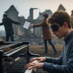 Solidarité Touchante pour un Pianiste Aveugle après un Incendie