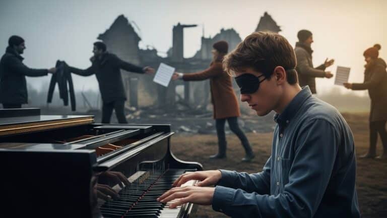 Solidarité Touchante pour un Pianiste Aveugle après un Incendie
