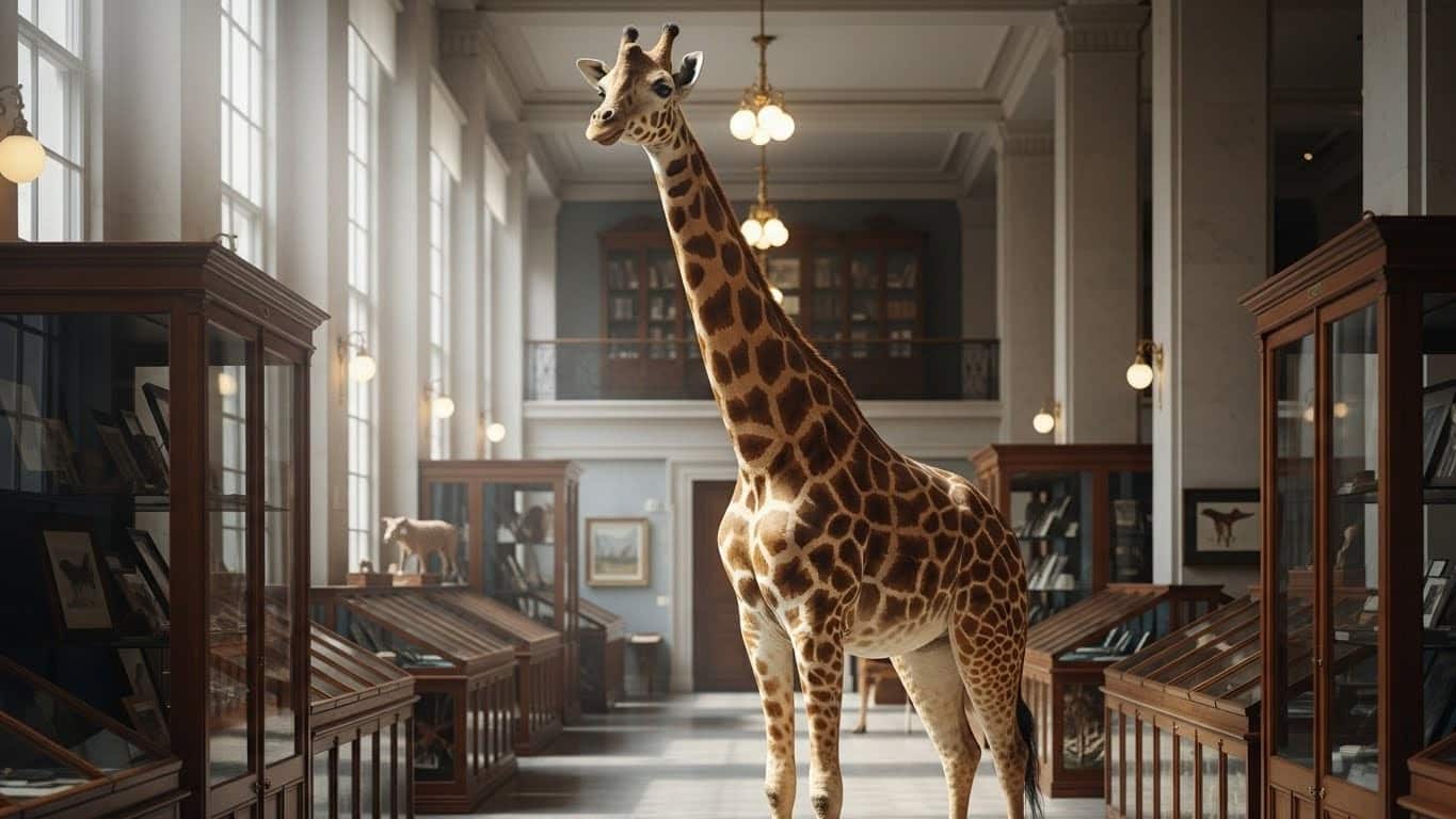 Découvrez l'histoire insolite de Sophie, une girafe empaillée qui quitte Grenoble pour Troyes. Rénovation, conservation et nouveau départ : pourquoi ce transfert fascine autant ?