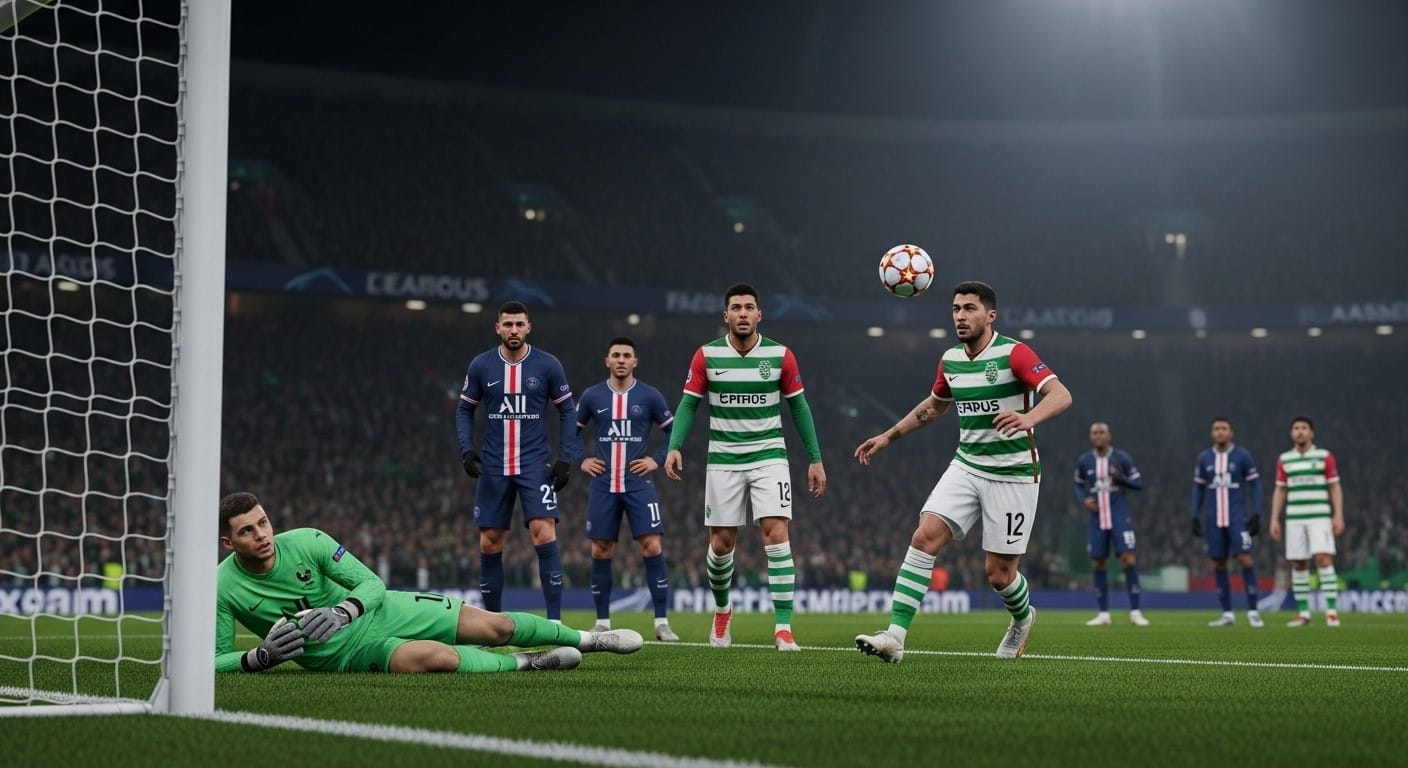 Découvrez le résumé complet du match Sporting Lisbonne-PSG (2-1) en Ligue des champions : domination parisienne, réalisme portugais et Suarez décisif. Une défaite frustrante qui relance le suspense pour le top 8.