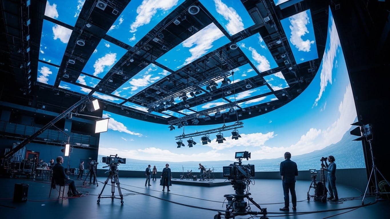 Découvrez comment les Studios de Bry révolutionnent les tournages avec un plateau LED incurvé géant et un projet d'extension massif pour doubler les plateaux et rester leader en France.